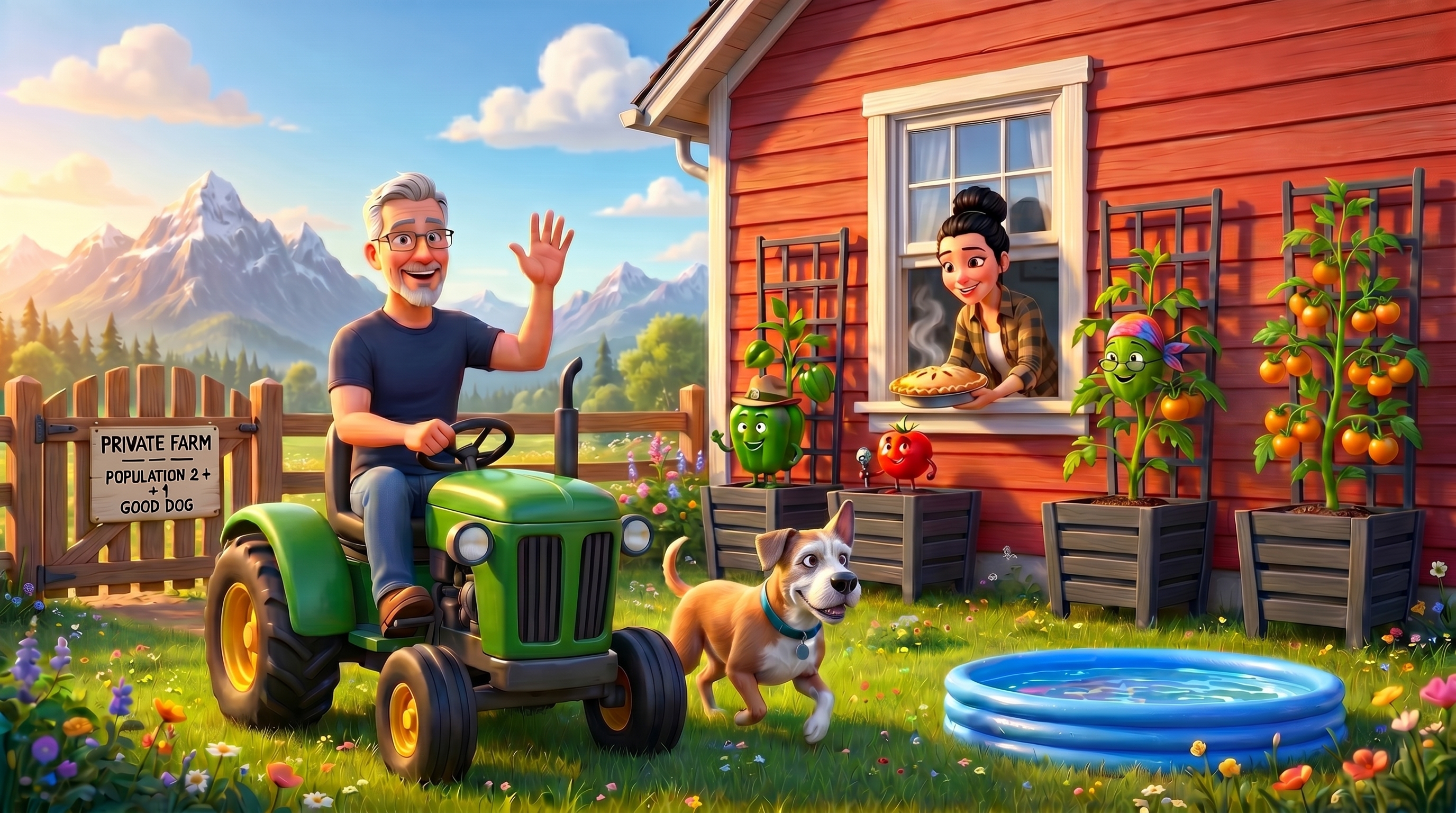 Matt's Farm hero scene